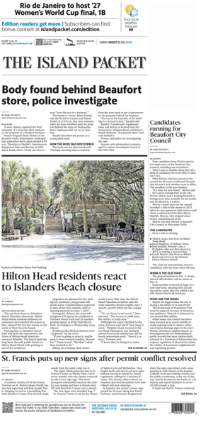 Cover of The Island Packet (Sunday)