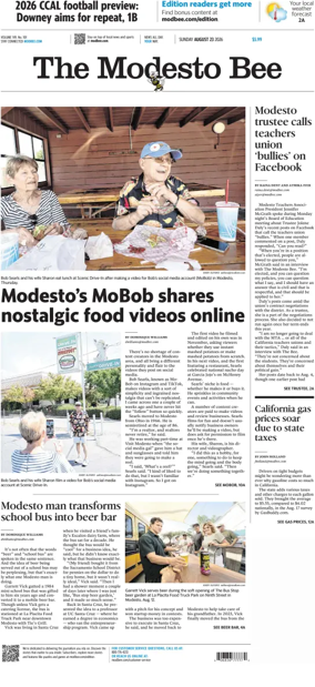 Cover of The Modesto Bee (Sunday)