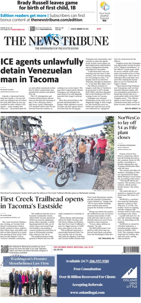 Cover of The News Tribune