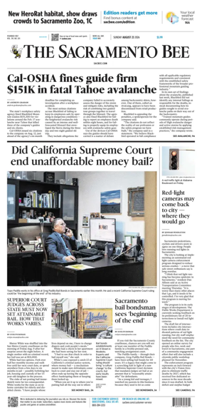 Cover of The Sacramento Bee (Sunday)