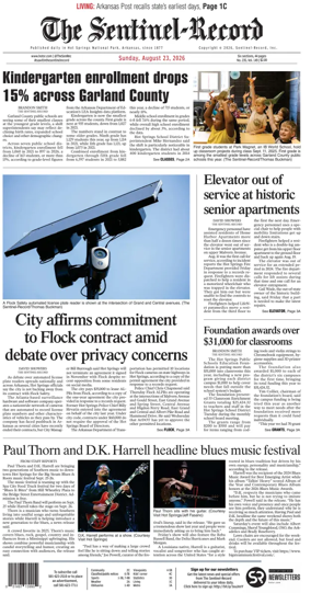Cover of The Sentinel-Record