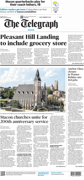 Cover of The Telegraph (Macon) (Sunday)