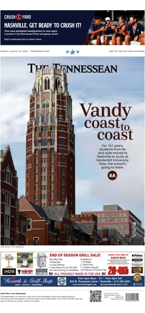 Cover of The Tennessean