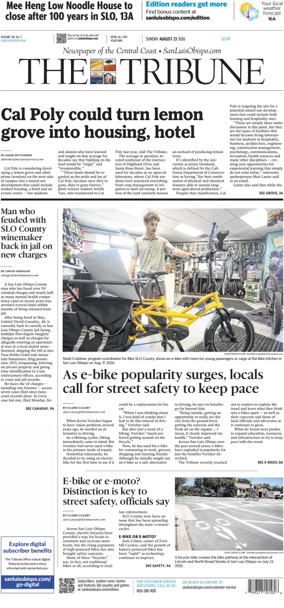 Cover of The Tribune (SLO) (Sunday)