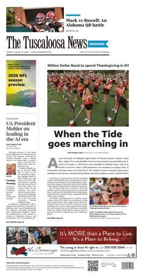 Cover of The Tuscaloosa News
