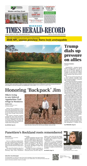 Cover of Times Herald-Record