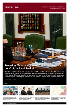 Cover of Ukrainska Pravda
