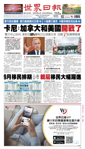 Cover of World Journal (Los Angeles)