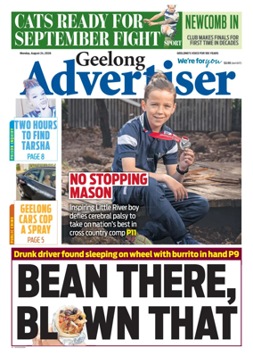 Cover of Geelong Advertiser