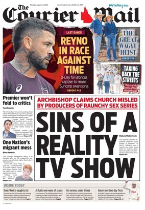 Cover of The Courier-Mail