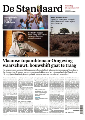 Cover of De Standaard