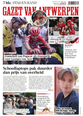 Cover of Gazet van Antwerpen Stad en Rand