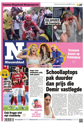 Cover of Het Nieuwsblad