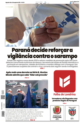 Cover of Folha de Londrina