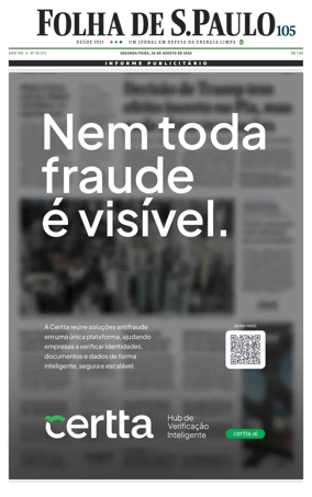 Cover of Folha de S.Paulo