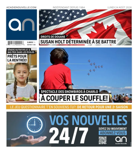Cover of Acadie Nouvelle