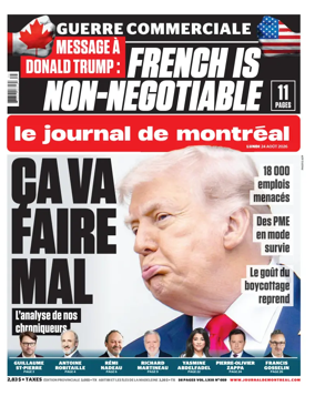 Cover of Le Journal de Montreal