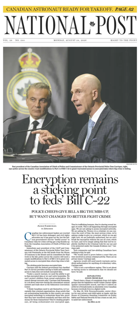 Cover of National Post - (Latest Edition)