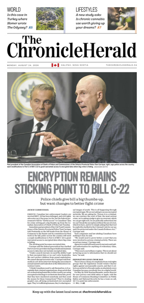 Cover of The Chronicle Herald (Provincial)