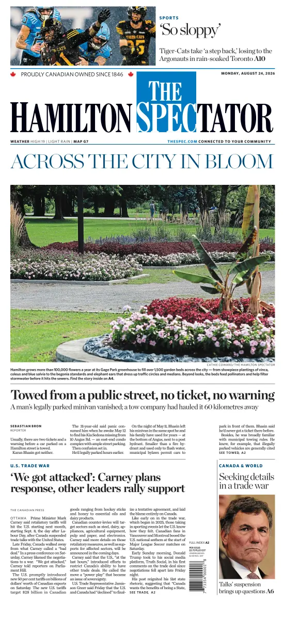 Cover of The Hamilton Spectator
