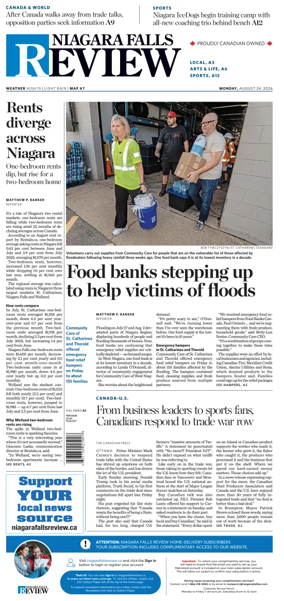 Cover of The Niagara Falls Review