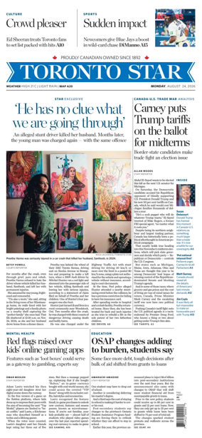 Cover of Toronto Star