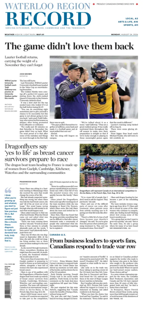 Cover of Waterloo Region Record