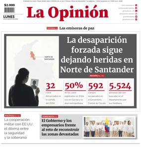 Cover of La Opinion