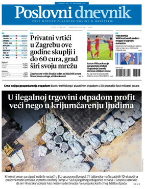 Cover of Poslovni Dnevnik