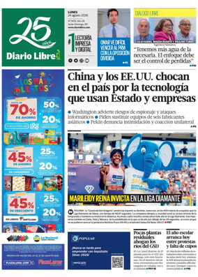 Cover of Diario Libre (Republica Dominicana)
