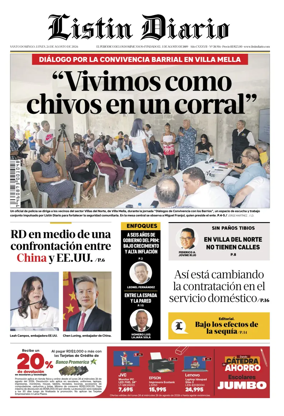 Cover of Listin Diario