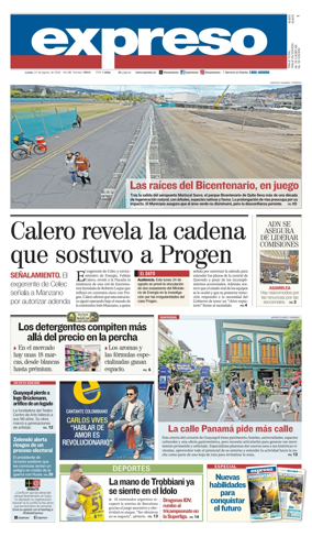 Cover of Diario Expreso
