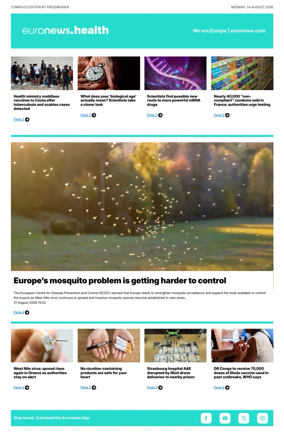 Cover of Euronews Health (English) Compiled Edition