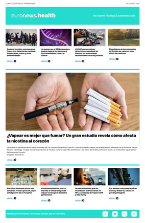 Cover of Euronews Health (Spanish) Compiled Edition