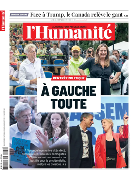 Cover of L'HUMANITE