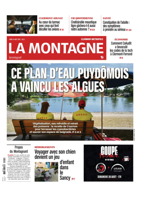 Cover of La Montagne (Clermont-Metropole)