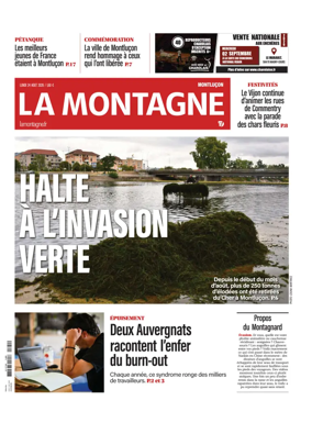 Cover of La Montagne (Montlucon)
