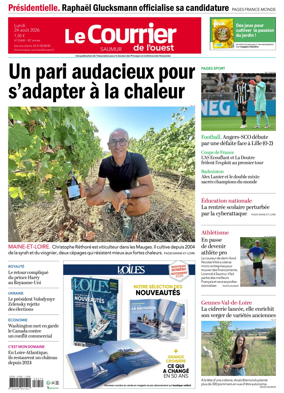Cover of Le Courrier de l’Ouest (Saumur)