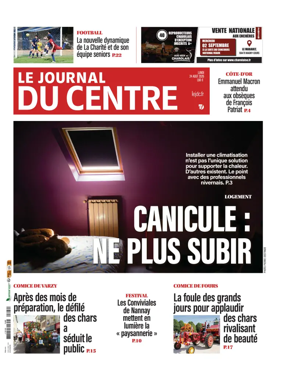 Cover of Le Journal du Centre