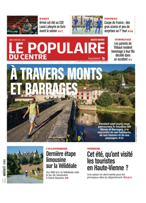 Cover of Le Populaire du Centre (Haute-Vienne)
