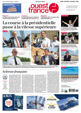 Cover of Ouest France (Caen - Bayeux - Falaise - Vire)