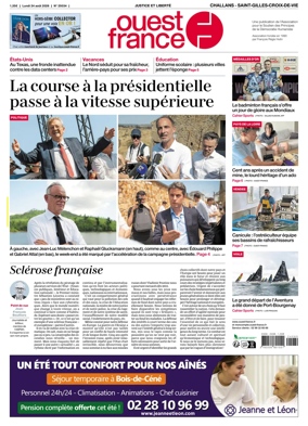 Cover of Ouest France (Challans / Saint-Gilles-Croix-de-Vie)