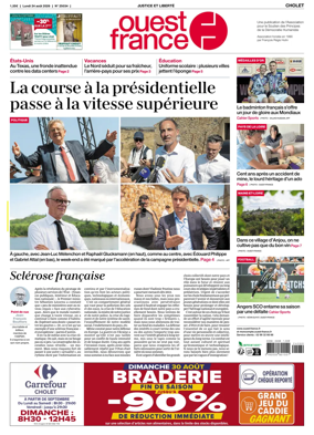 Cover of Ouest France (Cholet)