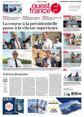 Cover of Ouest France (Les Herbiers / Montaigu)