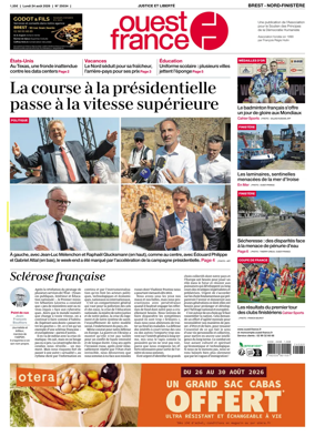 Cover of Ouest France (Nord-Finistere)