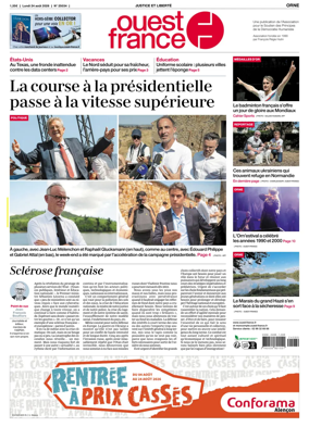 Cover of Ouest France (Orne)