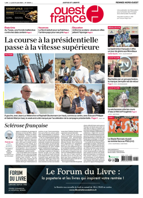Cover of Ouest-France (Rennes Nord-Ouest)