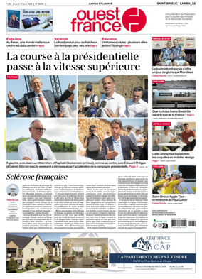 Cover of Ouest-France (Saint-Brieuc Lamballe)
