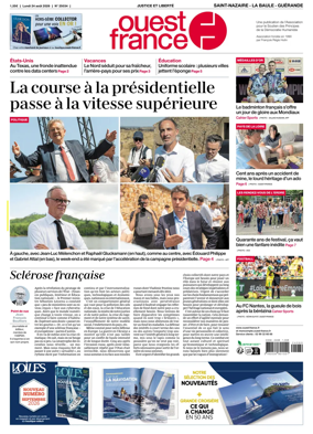 Cover of Ouest France (Saint-Nazaire La Baule Guerande)