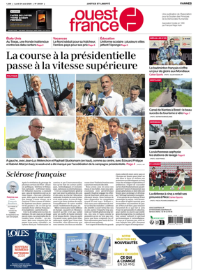 Cover of Ouest France (Vannes)